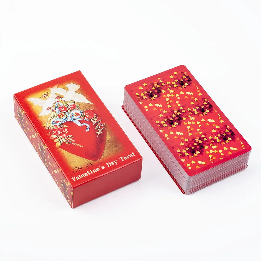 Valentine's Day 79-Card Tarot Deck Magic Arts Love Oracle Cards for Group Games Tabletop Size 10.3*6cm Valentine's Day 79-Card Tarot Deck Magic Arts Love Oracle Cards for Group Games Tabletop Size 10.3*6cm