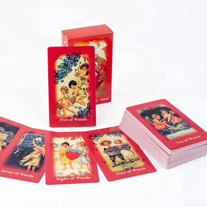 Valentine's Day 79-Card Tarot Deck Magic Arts Love Oracle Cards for Group Games Tabletop Size 10.3*6cm Valentine's Day 79-Card Tarot Deck Magic Arts Love Oracle Cards for Group Games Tabletop Size 10.3*6cm