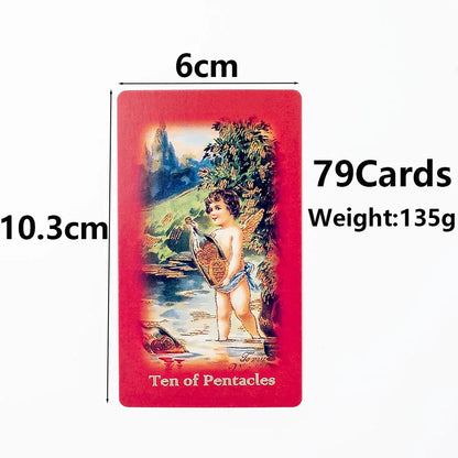 Valentine's Day 79-Card Tarot Deck Magic Arts Love Oracle Cards for Group Games Tabletop Size 10.3*6cm Valentine's Day 79-Card Tarot Deck Magic Arts Love Oracle Cards for Group Games Tabletop Size 10.3*6cm