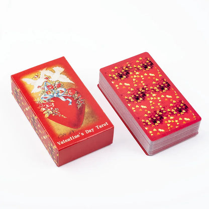 Valentine's Day 79-Card Tarot Deck Magic Arts Love Oracle Cards for Group Games Tabletop Size 10.3*6cm Valentine's Day 79-Card Tarot Deck Magic Arts Love Oracle Cards for Group Games Tabletop Size 10.3*6cm