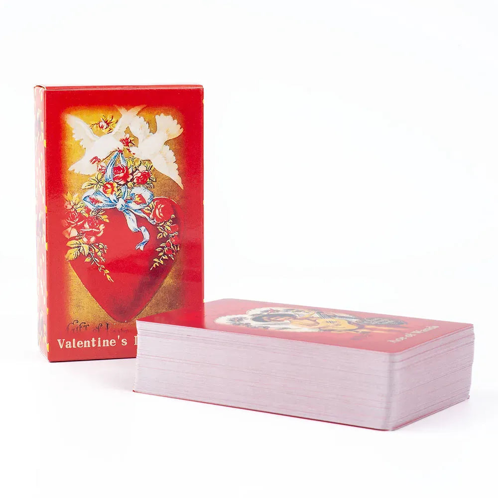Valentine's Day 79-Card Tarot Deck Magic Arts Love Oracle Cards for Group Games Tabletop Size 10.3*6cm Valentine's Day 79-Card Tarot Deck Magic Arts Love Oracle Cards for Group Games Tabletop Size 10.3*6cm