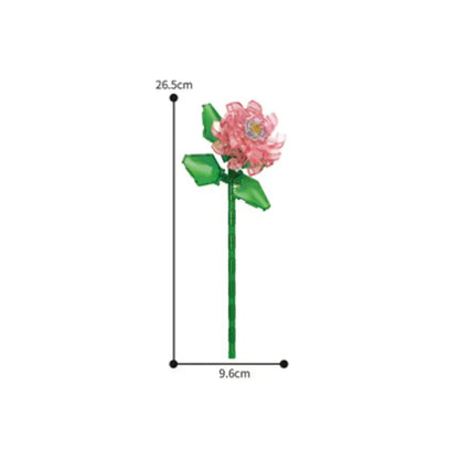 Valentine's Day Immortal Bouquet Creative Desktop Decoration Flowers Building Blocks Puzzle Simulation Toy Girls Gifts #T3 Valentine's Day Immortal Bouquet Creative Desktop Decoration Flowers Building Blocks Puzzle Simulation Toy Girls Gifts #T3