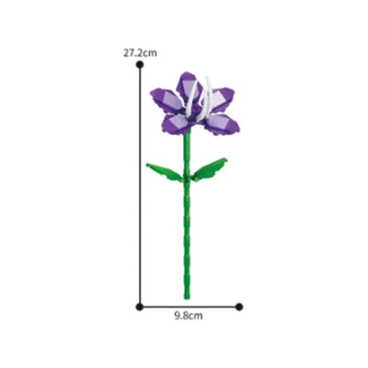 Valentine's Day Immortal Bouquet Creative Desktop Decoration Flowers Building Blocks Puzzle Simulation Toy Girls Gifts #T3 Valentine's Day Immortal Bouquet Creative Desktop Decoration Flowers Building Blocks Puzzle Simulation Toy Girls Gifts #T3