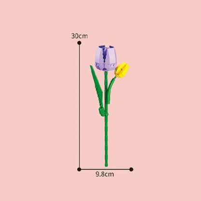 Valentine's Day Immortal Bouquet Creative Desktop Decoration Flowers Building Blocks Puzzle Simulation Toy Girls Gifts #T3 Valentine's Day Immortal Bouquet Creative Desktop Decoration Flowers Building Blocks Puzzle Simulation Toy Girls Gifts #T3