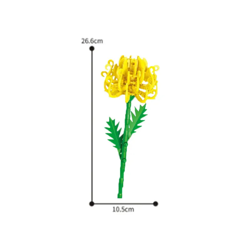 Valentine's Day Immortal Bouquet Creative Desktop Decoration Flowers Building Blocks Puzzle Simulation Toy Girls Gifts #T3 Valentine's Day Immortal Bouquet Creative Desktop Decoration Flowers Building Blocks Puzzle Simulation Toy Girls Gifts #T3
