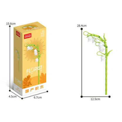 Valentine's Day Immortal Bouquet Creative Desktop Decoration Flowers Building Blocks Puzzle Simulation Toy Girls Gifts #T3 Valentine's Day Immortal Bouquet Creative Desktop Decoration Flowers Building Blocks Puzzle Simulation Toy Girls Gifts #T3