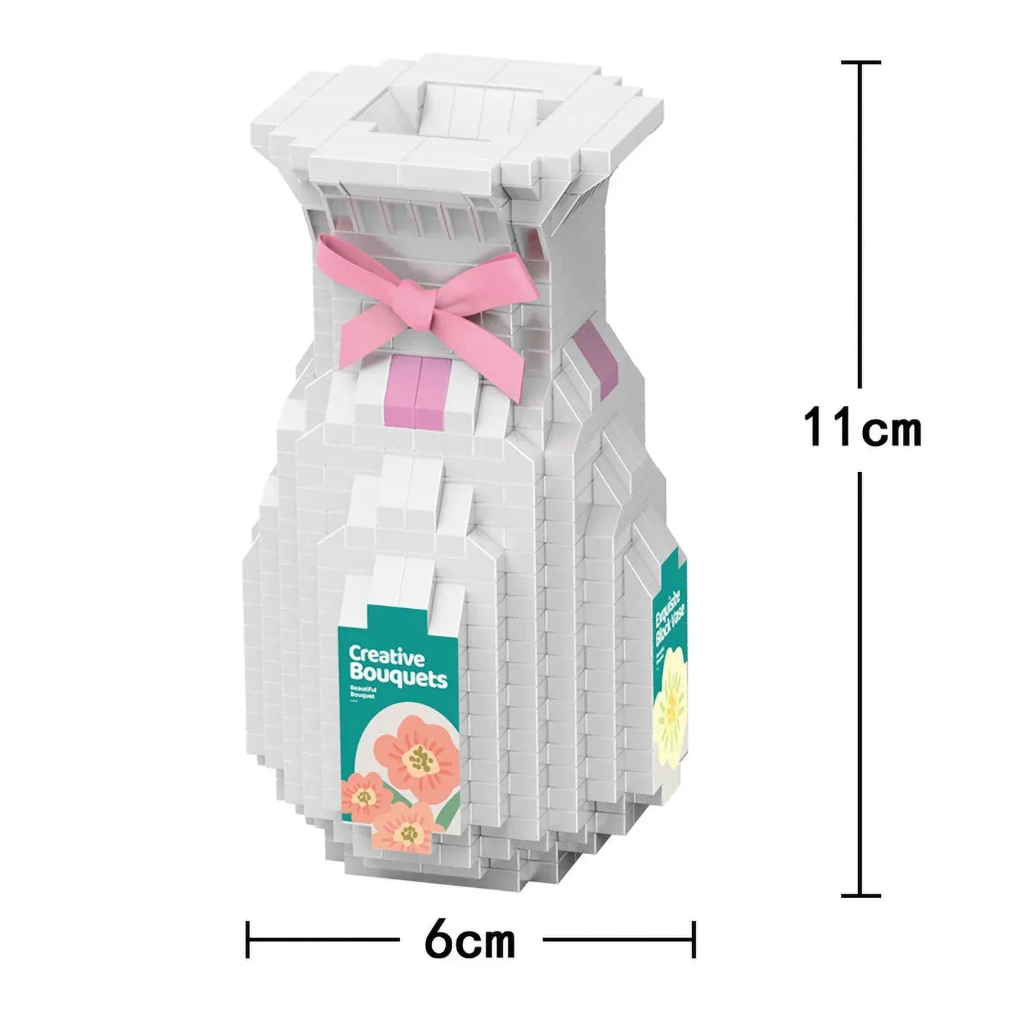 Valentine's Day Immortal Bouquet Creative Desktop Decoration Flowers Building Blocks Puzzle Simulation Toy Girls Gifts #T3 Valentine's Day Immortal Bouquet Creative Desktop Decoration Flowers Building Blocks Puzzle Simulation Toy Girls Gifts #T3