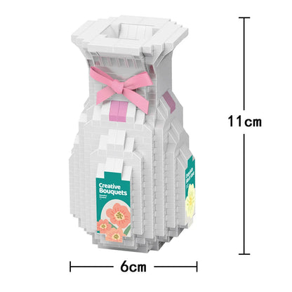 Valentine's Day Immortal Bouquet Creative Desktop Decoration Flowers Building Blocks Puzzle Simulation Toy Girls Gifts #T3 Valentine's Day Immortal Bouquet Creative Desktop Decoration Flowers Building Blocks Puzzle Simulation Toy Girls Gifts #T3