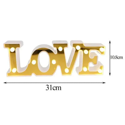 Valentine's Day LOVE LED Sign Lights Romantic Letter Lights Home Desktop Decoration Wedding Atmosphere Props Holiday Party Decor Valentine's Day LOVE LED Sign Lights Romantic Letter Lights Home Desktop Decoration Wedding Atmosphere Props Holiday Party Decor