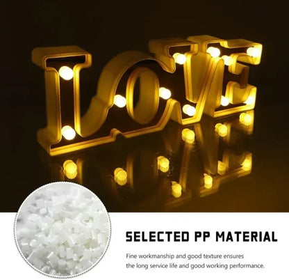 Valentine's Day LOVE LED Sign Lights Romantic Letter Lights Home Desktop Decoration Wedding Atmosphere Props Holiday Party Decor Valentine's Day LOVE LED Sign Lights Romantic Letter Lights Home Desktop Decoration Wedding Atmosphere Props Holiday Party Decor