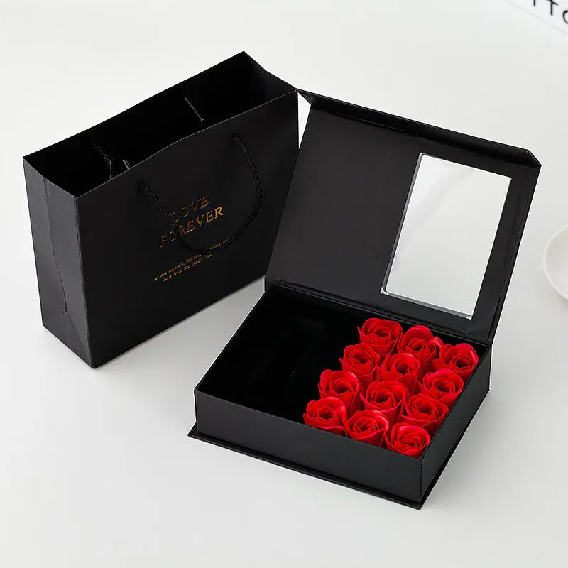 Valentines Mothers Day Flower Jewelry Box Rose Flower Christmas Present Women Birthday Party Girlfriend Gifts Gifts for Mom Valentines Mothers Day Flower Jewelry Box Rose Flower Christmas Present Women Birthday Party Girlfriend Gifts Gifts for Mom