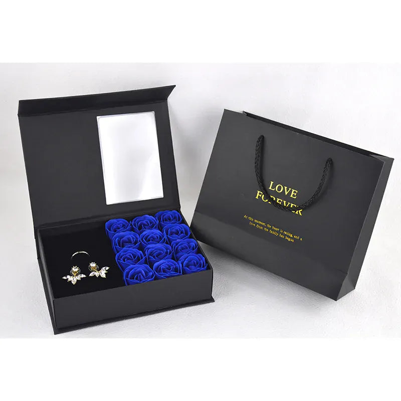 Valentines Mothers Day Flower Jewelry Box Rose Flower Christmas Present Women Birthday Party Girlfriend Gifts Gifts for Mom Valentines Mothers Day Flower Jewelry Box Rose Flower Christmas Present Women Birthday Party Girlfriend Gifts Gifts for Mom