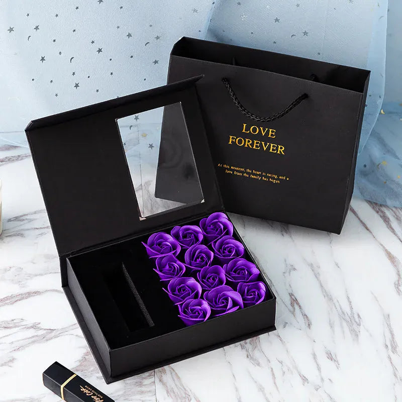 Valentines Mothers Day Flower Jewelry Box Rose Flower Christmas Present Women Birthday Party Girlfriend Gifts Gifts for Mom Valentines Mothers Day Flower Jewelry Box Rose Flower Christmas Present Women Birthday Party Girlfriend Gifts Gifts for Mom