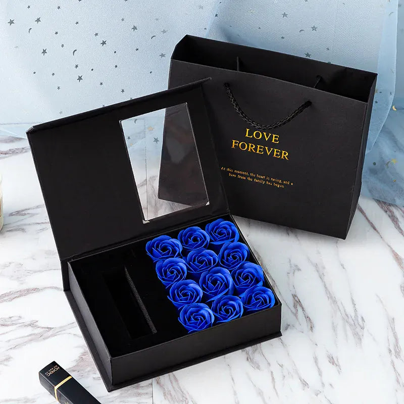 Valentines Mothers Day Flower Jewelry Box Rose Flower Christmas Present Women Birthday Party Girlfriend Gifts Gifts for Mom Valentines Mothers Day Flower Jewelry Box Rose Flower Christmas Present Women Birthday Party Girlfriend Gifts Gifts for Mom