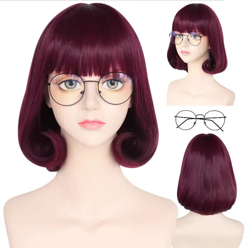 Velma Anime Cosplay Costume Set – Orange Uniform | Sizes XS–XXXL Velma Anime Cosplay Costume Set – Orange Uniform with Skirt & Socks | Sizes XS–XXXL
