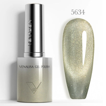 VENALISA 10ml Cat Eye Gel Nail Polish Ultra Sparkle Glitter Gel HEMA FREE TPO FREE Semi Permanent UV LED Soak Off Nail Manicure VENALISA 10ml Cat Eye Gel Nail Polish Ultra Sparkle Glitter Gel HEMA FREE TPO FREE Semi Permanent UV LED Soak Off Nail Manicure
