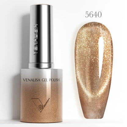 VENALISA 10ml Cat Eye Gel Nail Polish Ultra Sparkle Glitter Gel HEMA FREE TPO FREE Semi Permanent UV LED Soak Off Nail Manicure VENALISA 10ml Cat Eye Gel Nail Polish Ultra Sparkle Glitter Gel HEMA FREE TPO FREE Semi Permanent UV LED Soak Off Nail Manicure