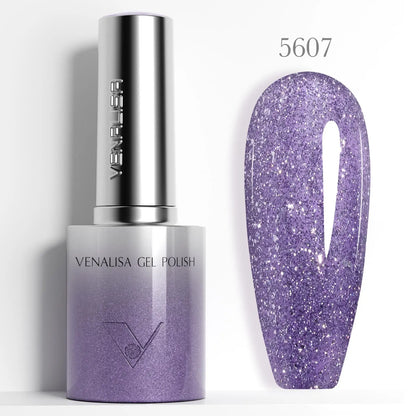 Venalisa 10ml Hema & TPO Free Ultra Cat Eye Effect Nail Gel Polish Soak Off UV LED Long Wear Sparkle Bling Bling Gel Varnish Venalisa 10ml Hema & TPO Free Ultra Cat Eye Effect Nail Gel Polish Soak Off UV LED Long Wear Sparkle Bling Bling Gel Varnish