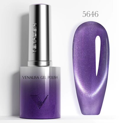 Venalisa 10ml Hema & TPO Free Ultra Cat Eye Effect Nail Gel Polish Soak Off UV LED Long Wear Sparkle Bling Bling Gel Varnish Venalisa 10ml Hema & TPO Free Ultra Cat Eye Effect Nail Gel Polish Soak Off UV LED Long Wear Sparkle Bling Bling Gel Varnish