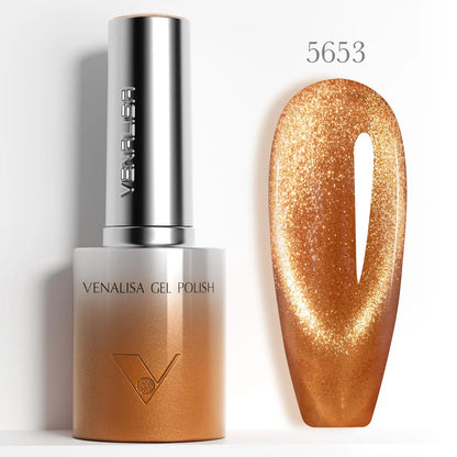 Venalisa 10ml Hema & TPO Free Ultra Cat Eye Effect Nail Gel Polish Soak Off UV LED Long Wear Sparkle Bling Bling Gel Varnish Venalisa 10ml Hema & TPO Free Ultra Cat Eye Effect Nail Gel Polish Soak Off UV LED Long Wear Sparkle Bling Bling Gel Varnish