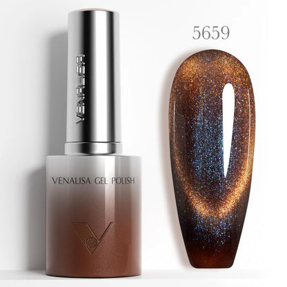 Venalisa 10ml Hema & TPO Free Ultra Cat Eye Effect Nail Gel Polish Soak Off UV LED Long Wear Sparkle Bling Bling Gel Varnish Venalisa 10ml Hema & TPO Free Ultra Cat Eye Effect Nail Gel Polish Soak Off UV LED Long Wear Sparkle Bling Bling Gel Varnish