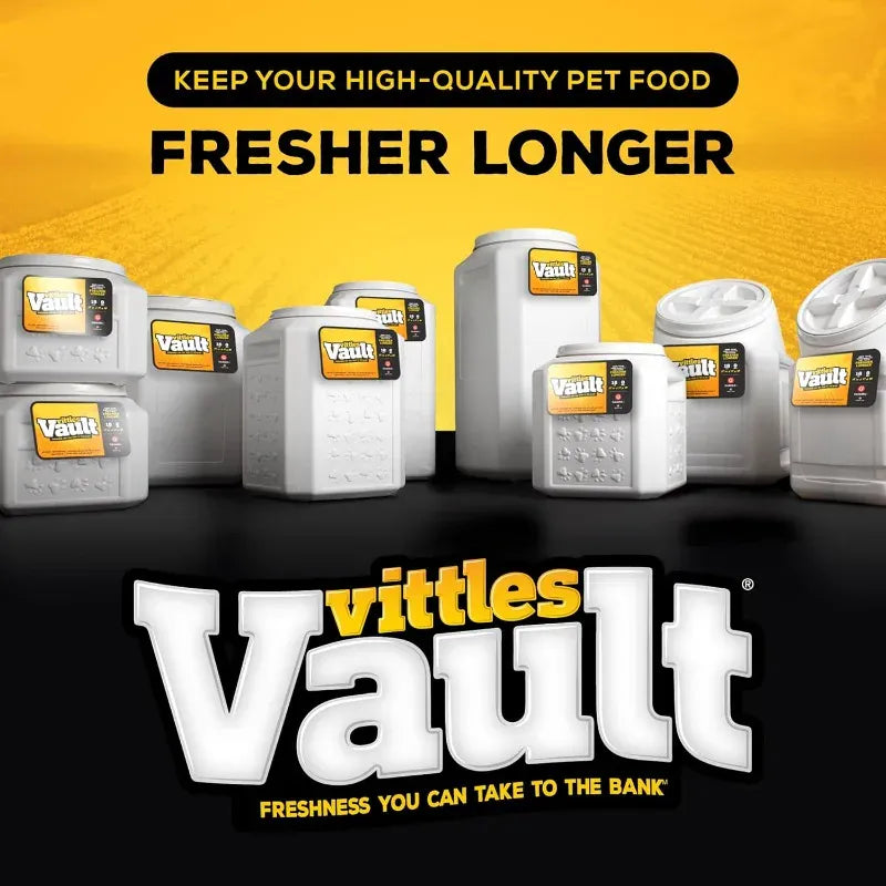 Vittles Vault Airtight Pet Food Storage Container 50 lb – Made in USA | Wahooly Vittles Vault Airtight Pet Food Storage Container – 50 lb | Made in the USA
