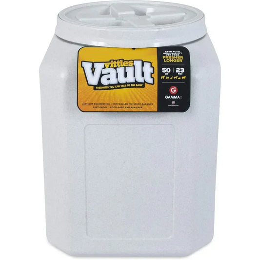 Vittles Vault Airtight Pet Food Storage Container 50 lb – Made in USA | Wahooly Vittles Vault Airtight Pet Food Storage Container – 50 lb | Made in the USA