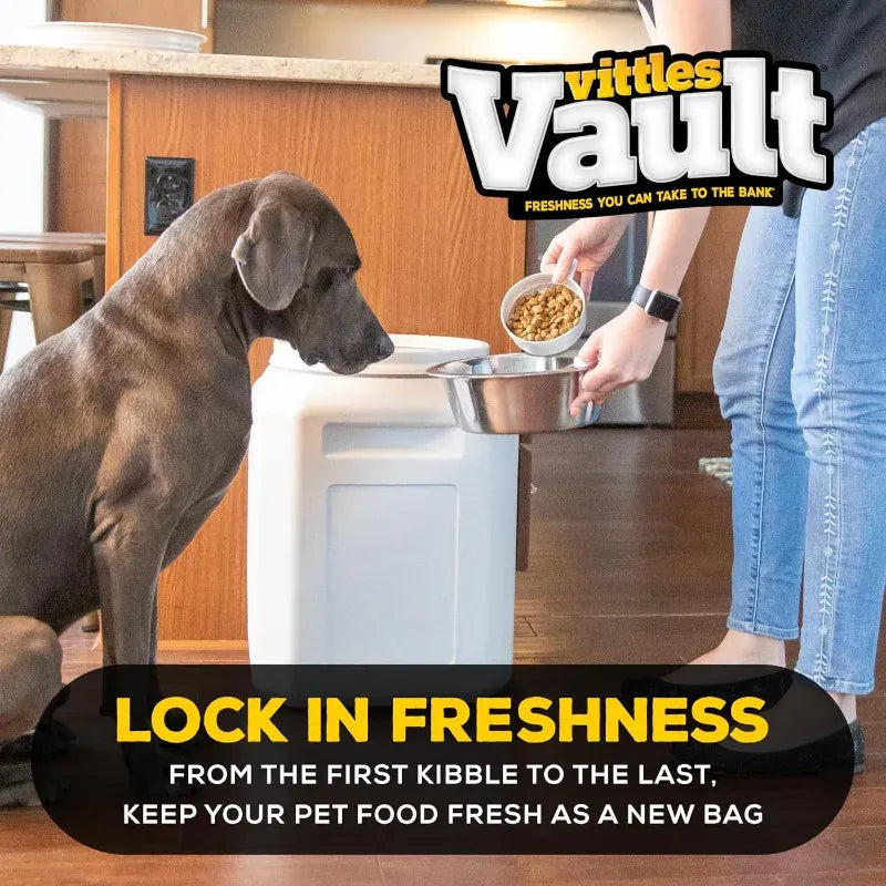 Vittles Vault Airtight Pet Food Storage Container 50 lb – Made in USA | Wahooly Vittles Vault Airtight Pet Food Storage Container – 50 lb | Made in the USA
