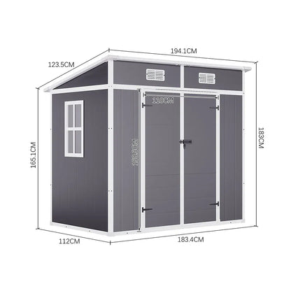 Voltsify Outdoor Plastic Garden Storage Shed Voltsify Outdoor Plastic Garden Storage Shed