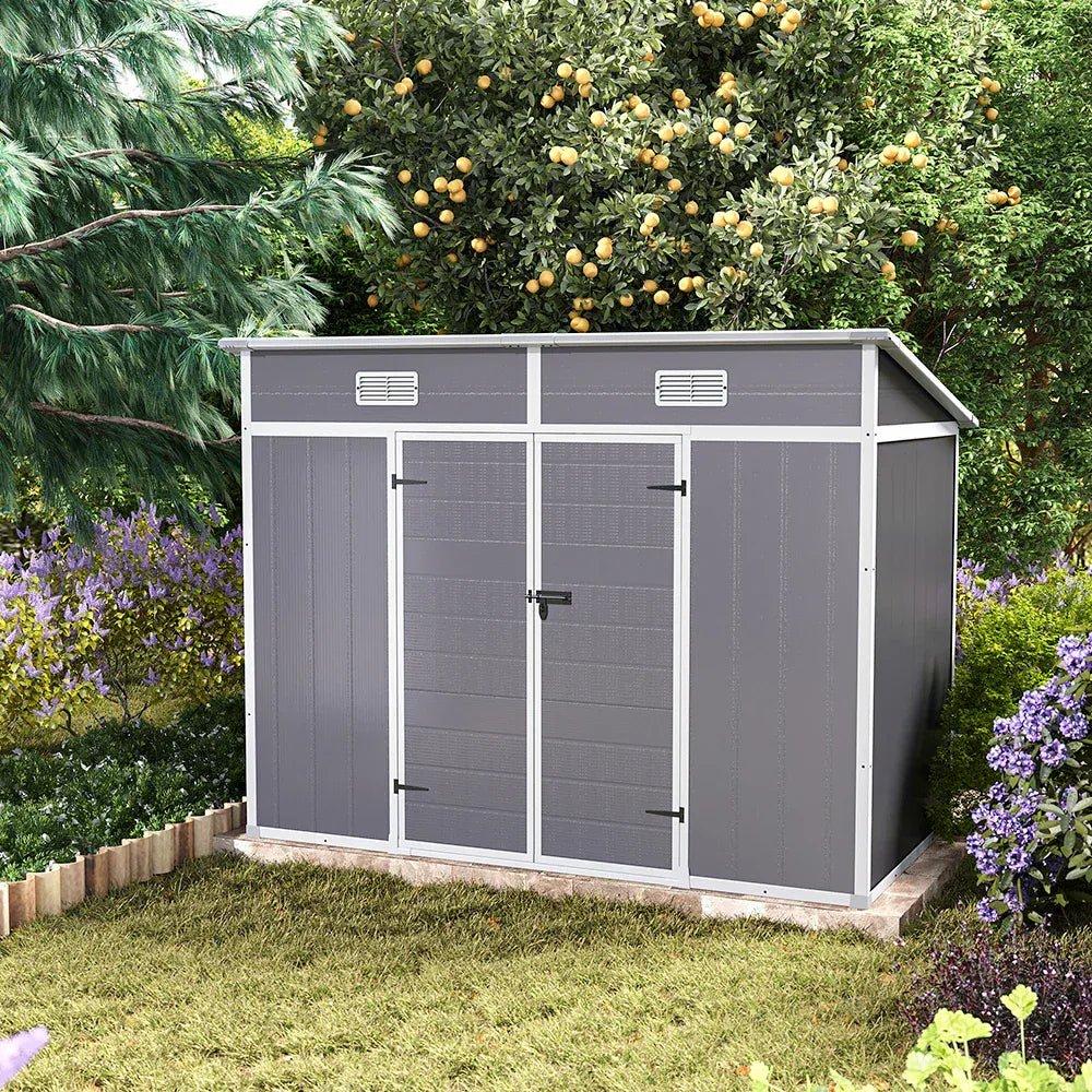 Voltsify Outdoor Plastic Garden Storage Shed Voltsify Outdoor Plastic Garden Storage Shed