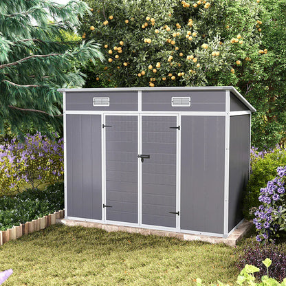 Voltsify Outdoor Plastic Garden Storage Shed Voltsify Outdoor Plastic Garden Storage Shed