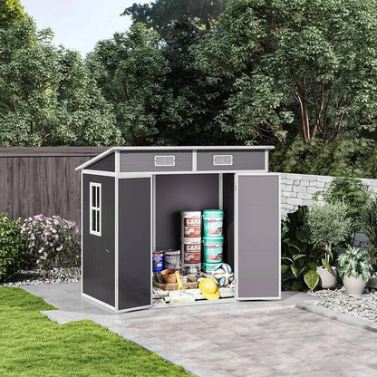 Voltsify Outdoor Plastic Garden Storage Shed Voltsify Outdoor Plastic Garden Storage Shed