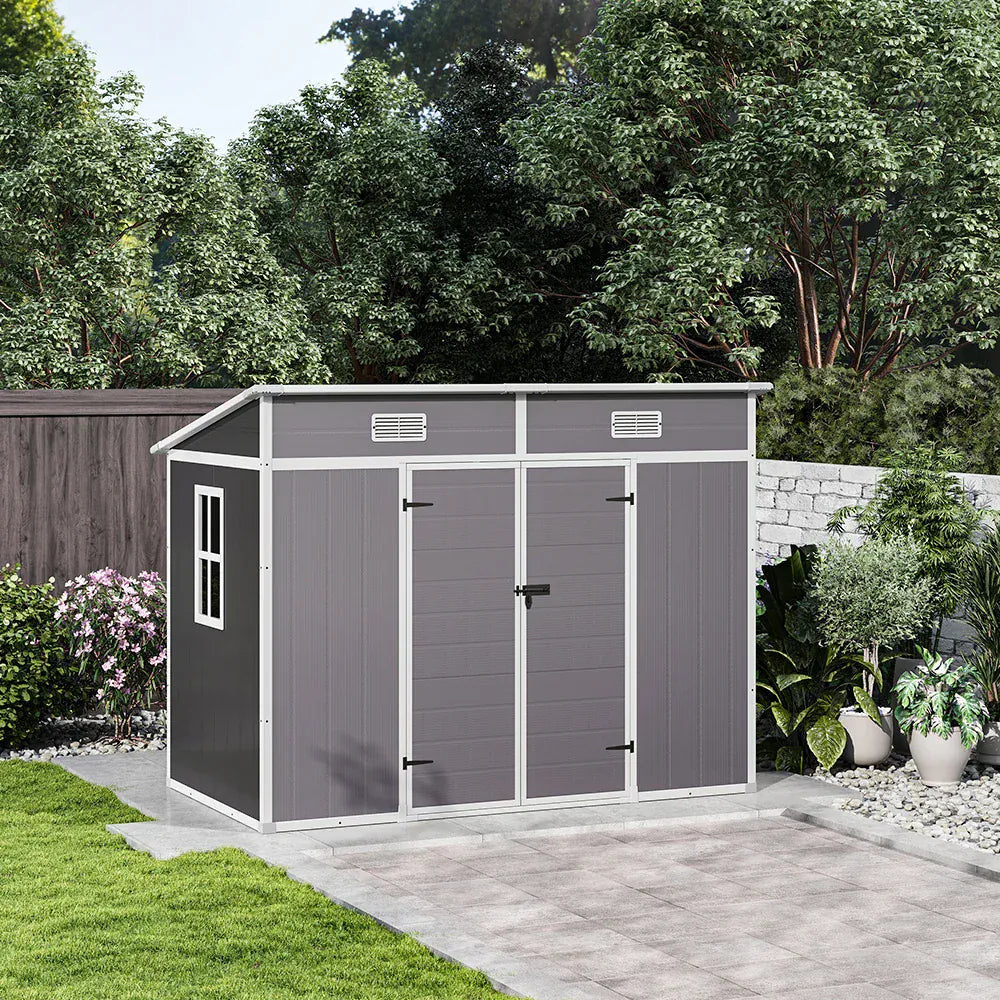 Voltsify Outdoor Plastic Garden Storage Shed Voltsify Outdoor Plastic Garden Storage Shed