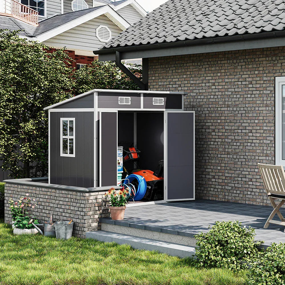 Voltsify Outdoor Plastic Garden Storage Shed Voltsify Outdoor Plastic Garden Storage Shed