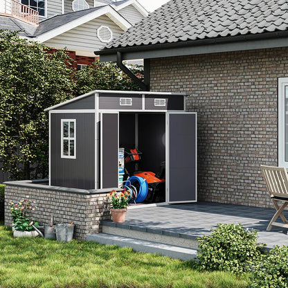 Voltsify Outdoor Plastic Garden Storage Shed Voltsify Outdoor Plastic Garden Storage Shed