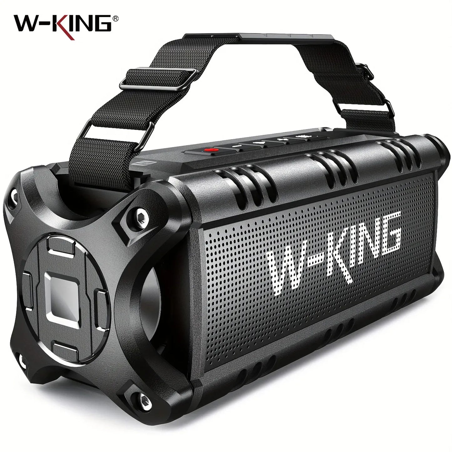 W-KING D8 90W Bluetooth Speaker IPX6 Waterproof | Wahooly W-KING D8 Bluetooth Speaker — 90W Booming Bass, IPX6 Waterproof, 40-Hour Playtime