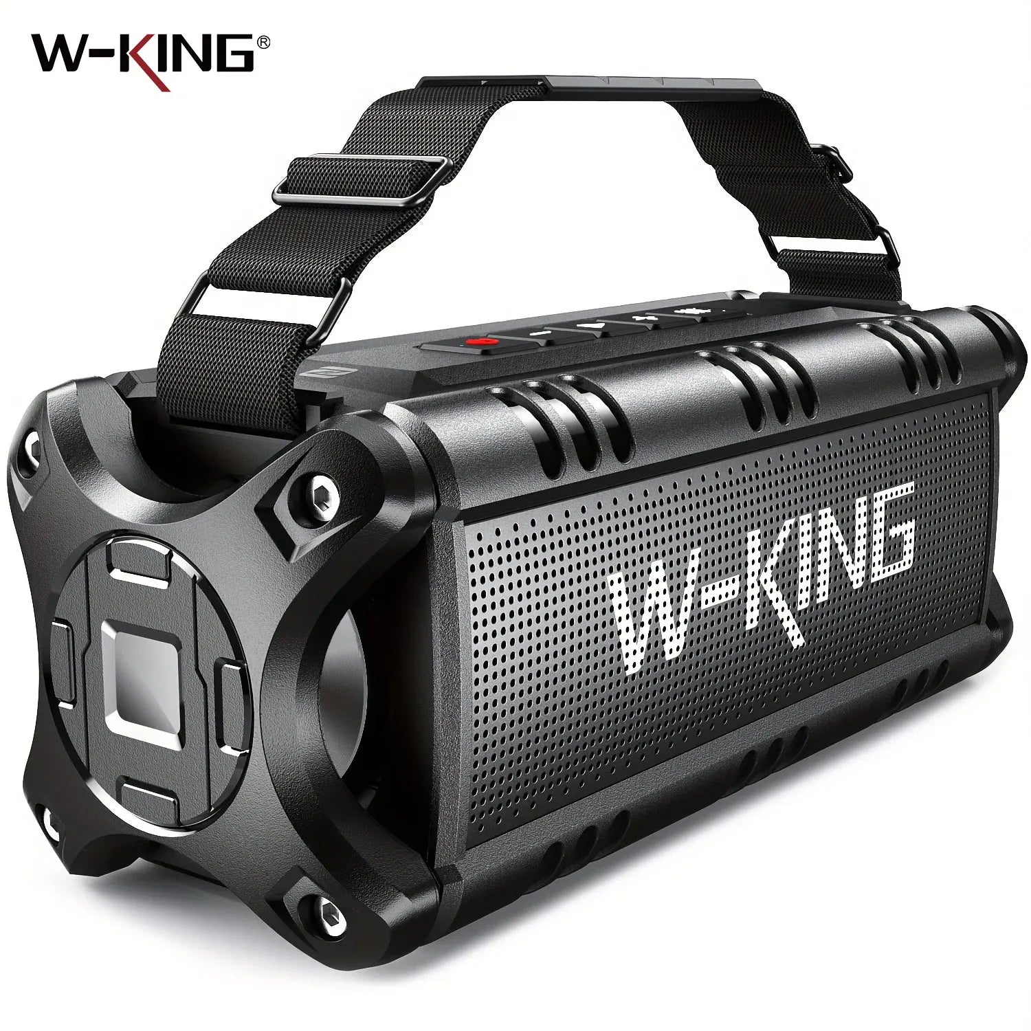 W-KING D8 90W Bluetooth Speaker IPX6 Waterproof | Wahooly W-KING D8 Bluetooth Speaker — 90W Booming Bass, IPX6 Waterproof, 40-Hour Playtime