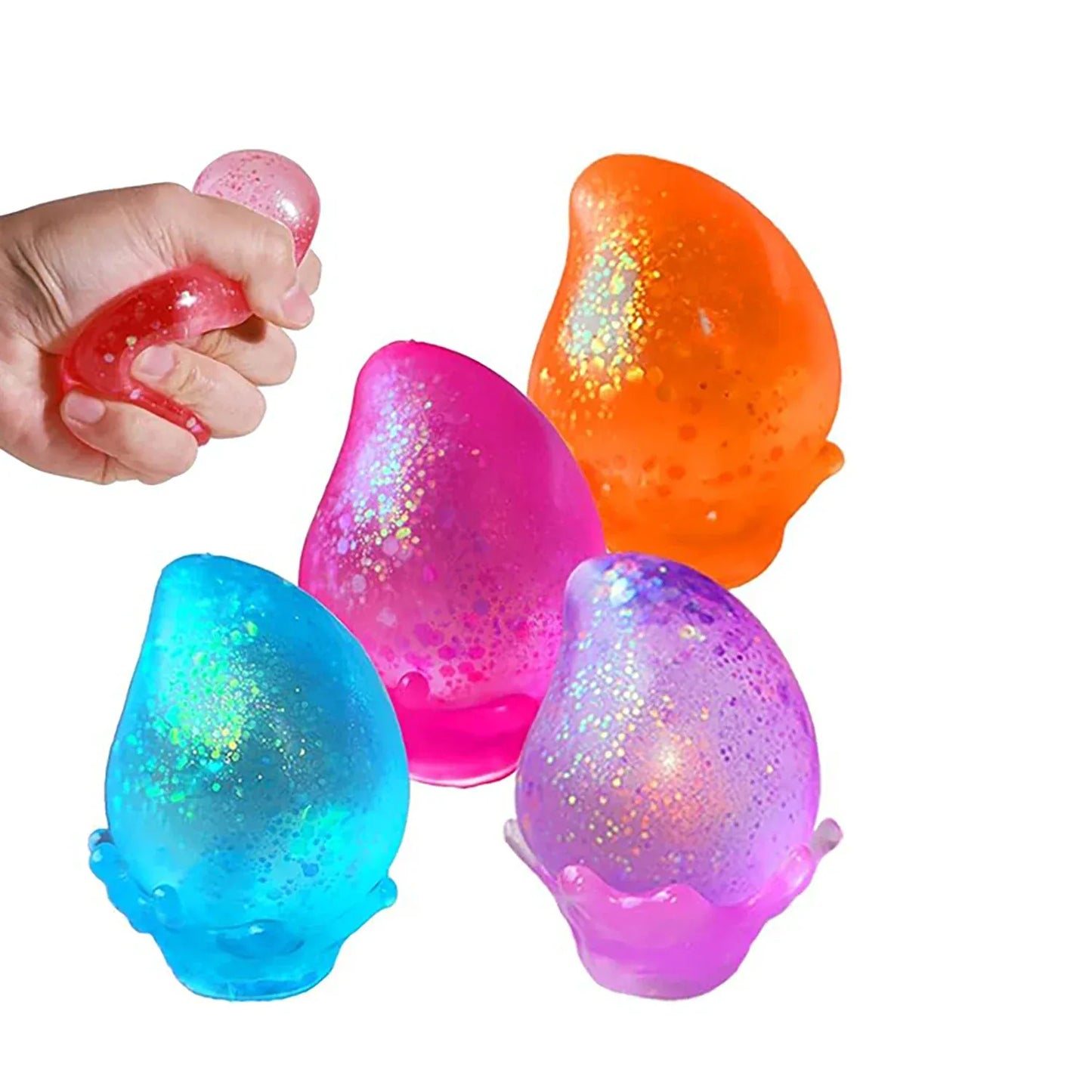 Slow Rebound Decompression Squeeze Ball | Water Droplet Stress Relief Toy Water droplet maltose decompression ball, slow rebound, pressure relief, squeezing and pressure relief ball