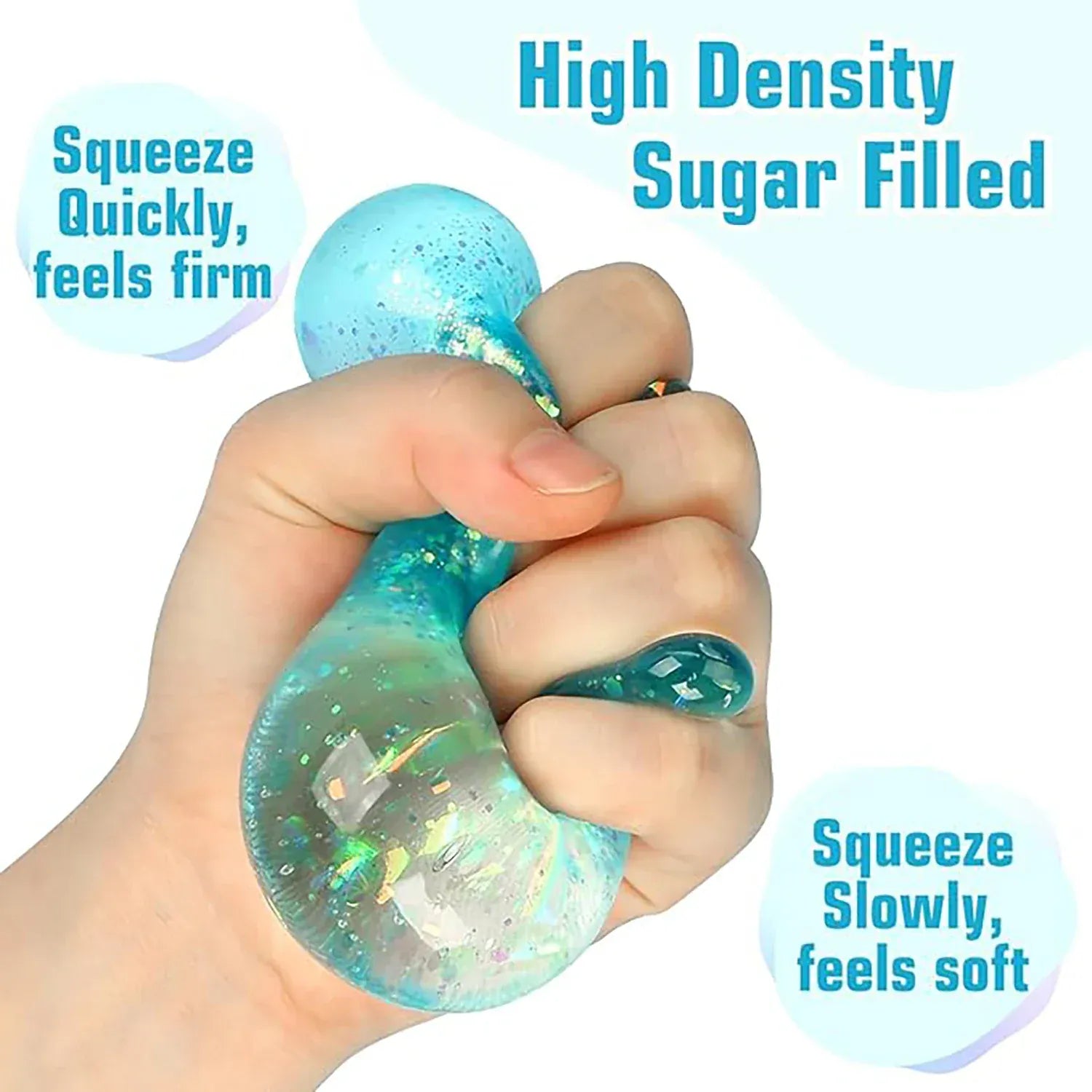 Slow Rebound Decompression Squeeze Ball | Water Droplet Stress Relief Toy Water droplet maltose decompression ball, slow rebound, pressure relief, squeezing and pressure relief ball