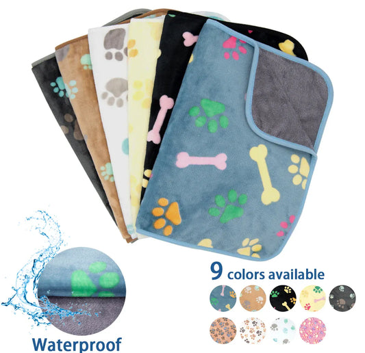 Waterproof Pet Blanket – Machine Washable Dog & Cat Mat | 9 Styles | Wahooly Waterproof Pet Blanket – Thickened, Machine Washable Dog & Cat Mat | 9 Styles, 3 Sizes