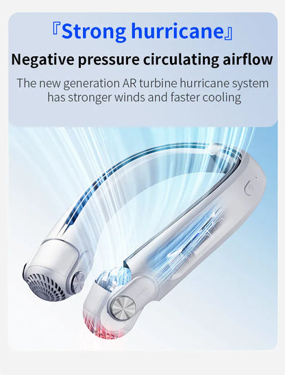 Wearable Bladeless Neck Fan | USB-C Rechargeable Hands-Free Portable Cooling | Home, Dorm & Outdoor Wearable Bladeless Neck Fan — USB-C Rechargeable Hands-Free Portable Cooling Fan | Home, Dorm & Outdoor