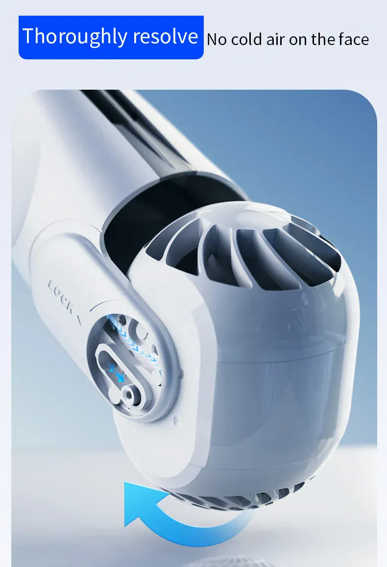 Wearable Bladeless Neck Fan | USB-C Rechargeable Hands-Free Portable Cooling | Home, Dorm & Outdoor Wearable Bladeless Neck Fan — USB-C Rechargeable Hands-Free Portable Cooling Fan | Home, Dorm & Outdoor