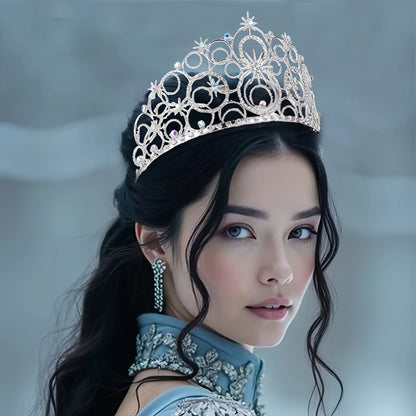 Wicked Glinda Crown Cosplay Fantasia Disguise Costume Headgear for Women Girls Dress Up Halloween Carnival Costume Accessories Wicked Glinda Crown Cosplay Fantasia Disguise Costume Headgear for Women Girls Dress Up Halloween Carnival Costume Accessories