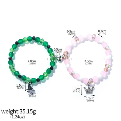 Wicked The Musical Charms Bracelets Magic Bad Witch Adjustable Metal Bracelet Hat Broom Combo Bracelet Unisex Jewelry Gift Wicked The Musical Charms Bracelets Magic Bad Witch Adjustable Metal Bracelet Hat Broom Combo Bracelet Unisex Jewelry Gift