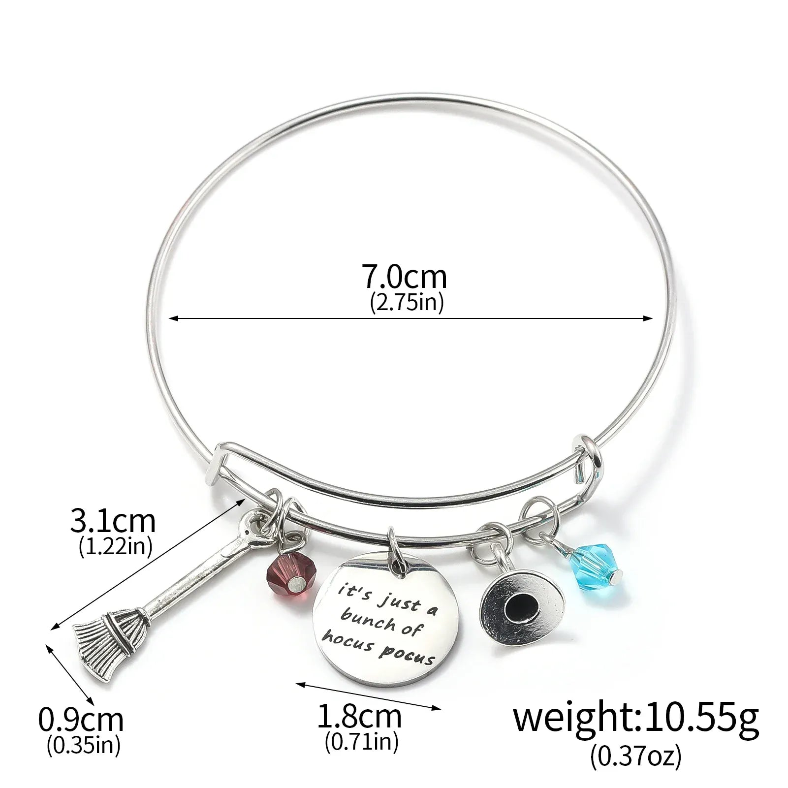 Wicked The Musical Charms Bracelets Magic Bad Witch Adjustable Metal Bracelet Hat Broom Combo Bracelet Unisex Jewelry Gift Wicked The Musical Charms Bracelets Magic Bad Witch Adjustable Metal Bracelet Hat Broom Combo Bracelet Unisex Jewelry Gift