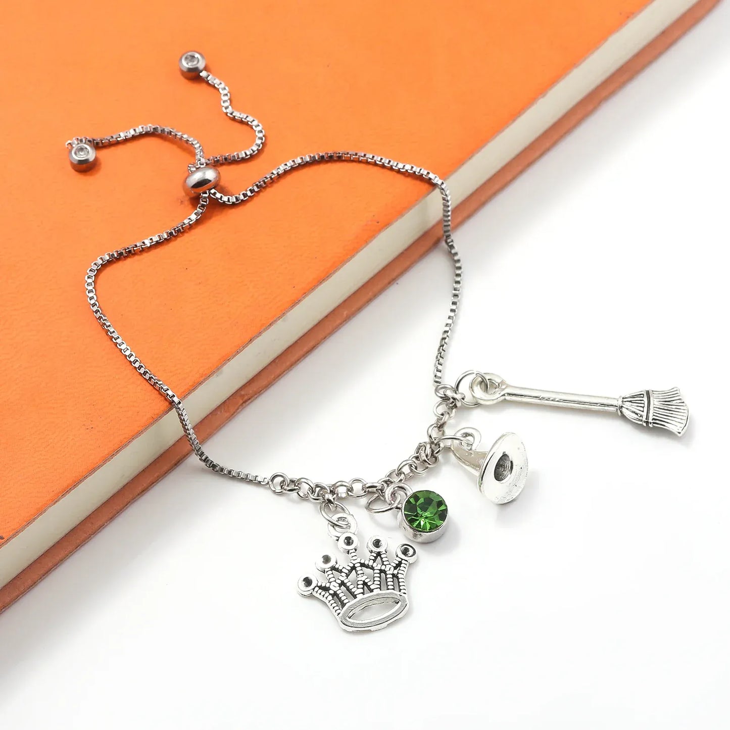 Wicked The Musical Charms Bracelets Magic Bad Witch Adjustable Metal Bracelet Hat Broom Combo Bracelet Unisex Jewelry Gift Wicked The Musical Charms Bracelets Magic Bad Witch Adjustable Metal Bracelet Hat Broom Combo Bracelet Unisex Jewelry Gift