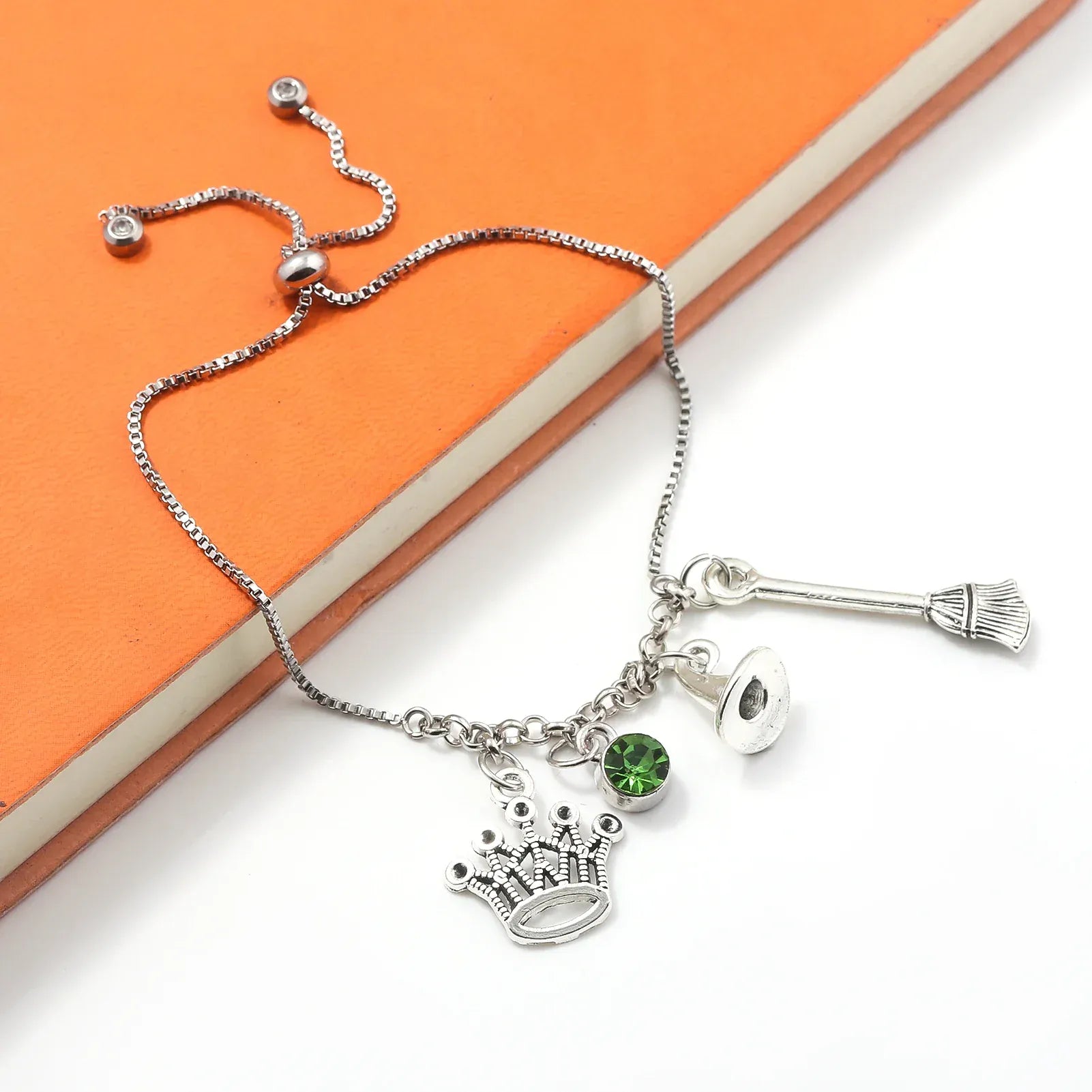 Wicked The Musical Charms Bracelets Magic Bad Witch Adjustable Metal Bracelet Hat Broom Combo Bracelet Unisex Jewelry Gift Wicked The Musical Charms Bracelets Magic Bad Witch Adjustable Metal Bracelet Hat Broom Combo Bracelet Unisex Jewelry Gift