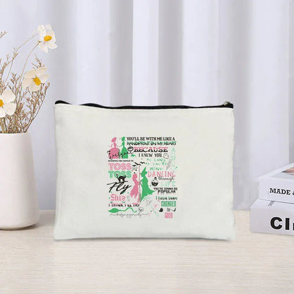 Wicked The Musical Makeup Bag Glinda Elphaba Inspired Musical Lover Gifts Cosmetic Bag Musical Theater Fans Gift Toiletry Pouch Wicked The Musical Makeup Bag Glinda Elphaba Inspired Musical Lover Gifts Cosmetic Bag Musical Theater Fans Gift Toiletry Pouch