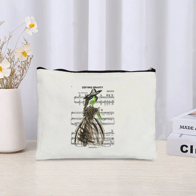 Wicked The Musical Makeup Bag Glinda Elphaba Inspired Musical Lover Gifts Cosmetic Bag Musical Theater Fans Gift Toiletry Pouch Wicked The Musical Makeup Bag Glinda Elphaba Inspired Musical Lover Gifts Cosmetic Bag Musical Theater Fans Gift Toiletry Pouch