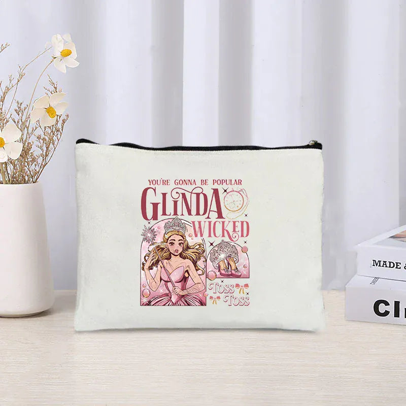Wicked The Musical Makeup Bag Glinda Elphaba Inspired Musical Lover Gifts Cosmetic Bag Musical Theater Fans Gift Toiletry Pouch Wicked The Musical Makeup Bag Glinda Elphaba Inspired Musical Lover Gifts Cosmetic Bag Musical Theater Fans Gift Toiletry Pouch